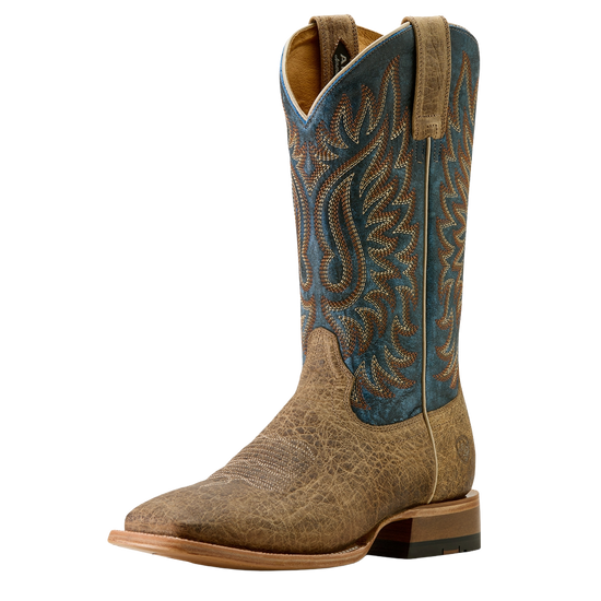 Ariat Men's Gold Point Earth Brown Bison Cowboy Boot 10063779
