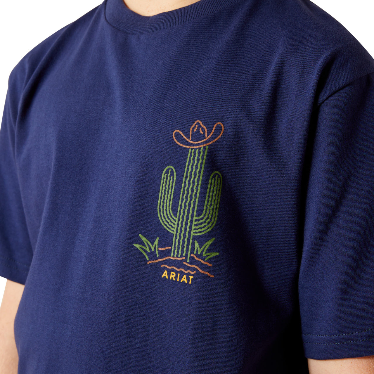 Ariat Youth Boy's Neon Cactus Medieval Blue T-Shirt 10065977