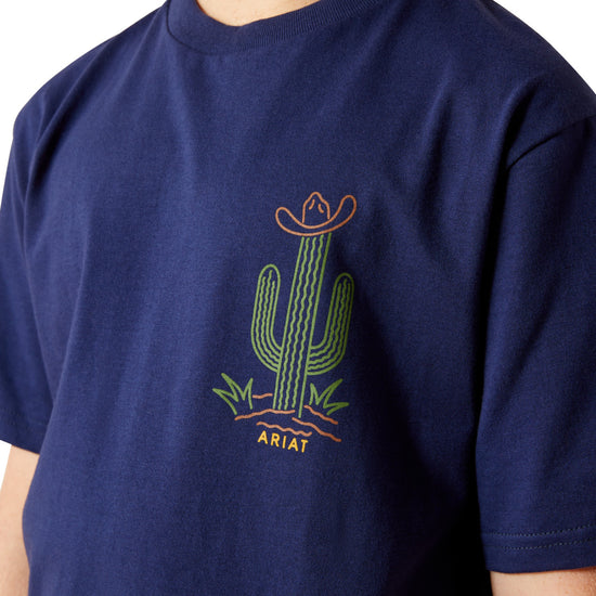 Ariat Youth Boy's Neon Cactus Medieval Blue T-Shirt 10065977