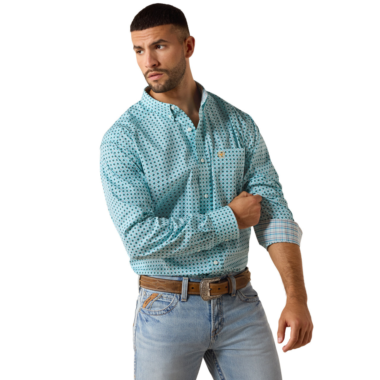 Ariat Men's Wrinkle Free Andy Classic Fit Shirt 10071027