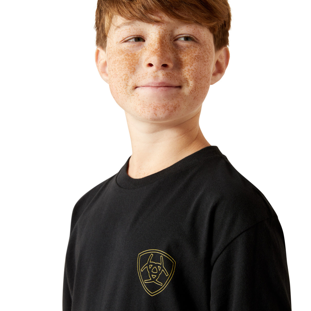 Ariat Youth Boy's Easy Rider Black Long Sleeve T-Shirt 10065978