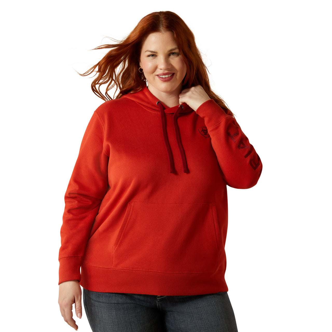 Ariat Ladies Logo 2.0 Ketchup Red Hoodie 10062271