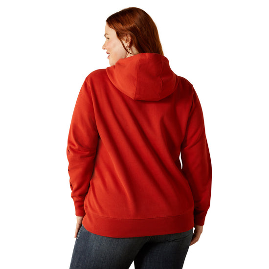 Ariat Ladies Logo 2.0 Ketchup Red Hoodie 10062271