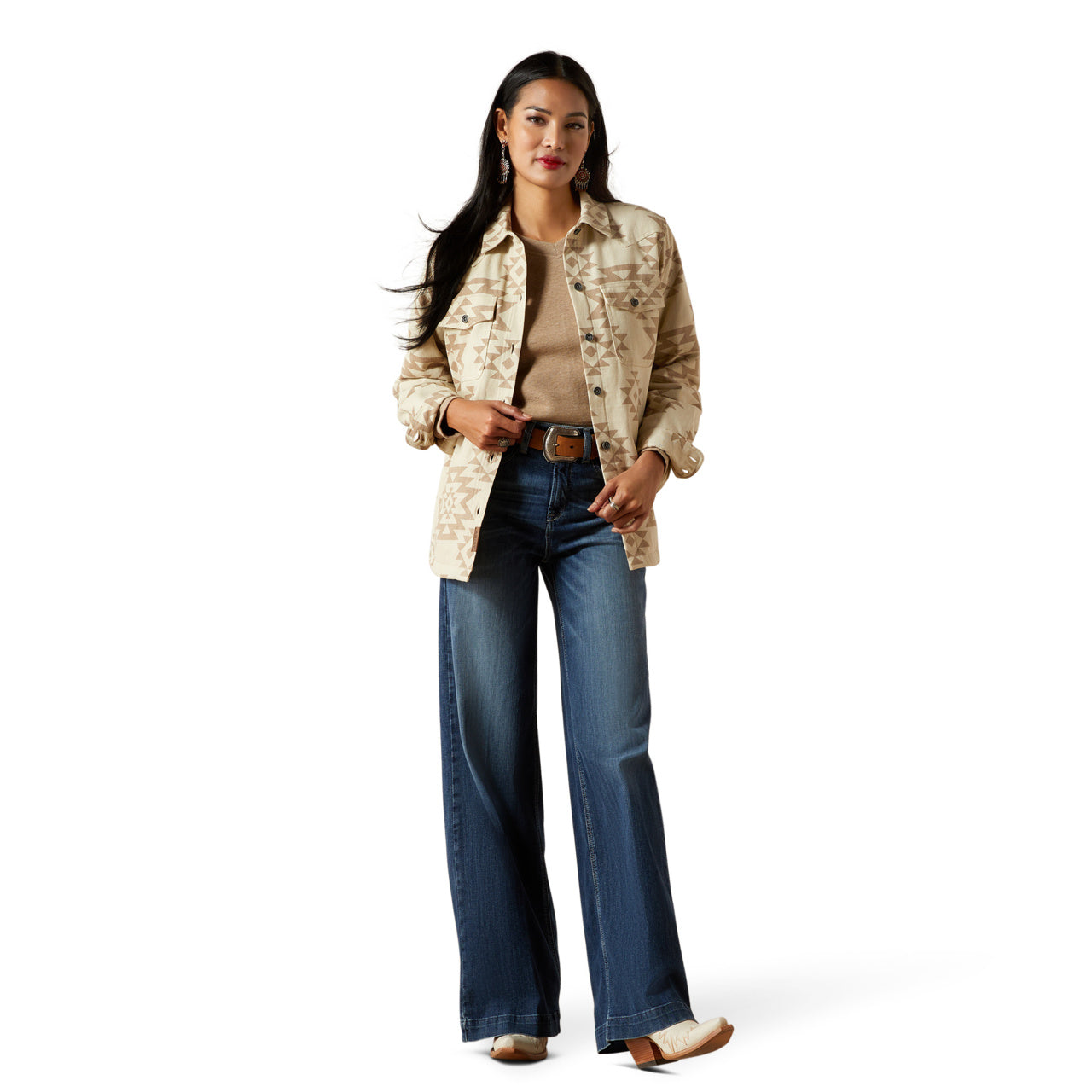 Ariat Ladies Clovis Puebla Print Insulated Shirt Jacket 10062783