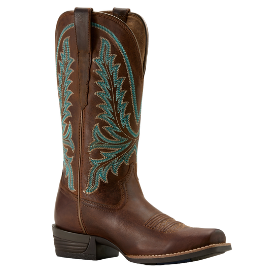 Ariat Ladies Rock Creek Sassy Brown Western Boot 10061144