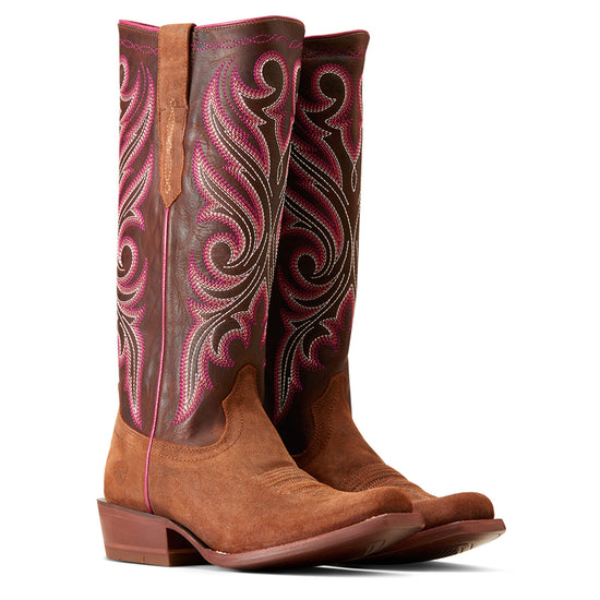 Ariat Ladies Futurity Terracotta Roughout Tall Western Boot 10047044