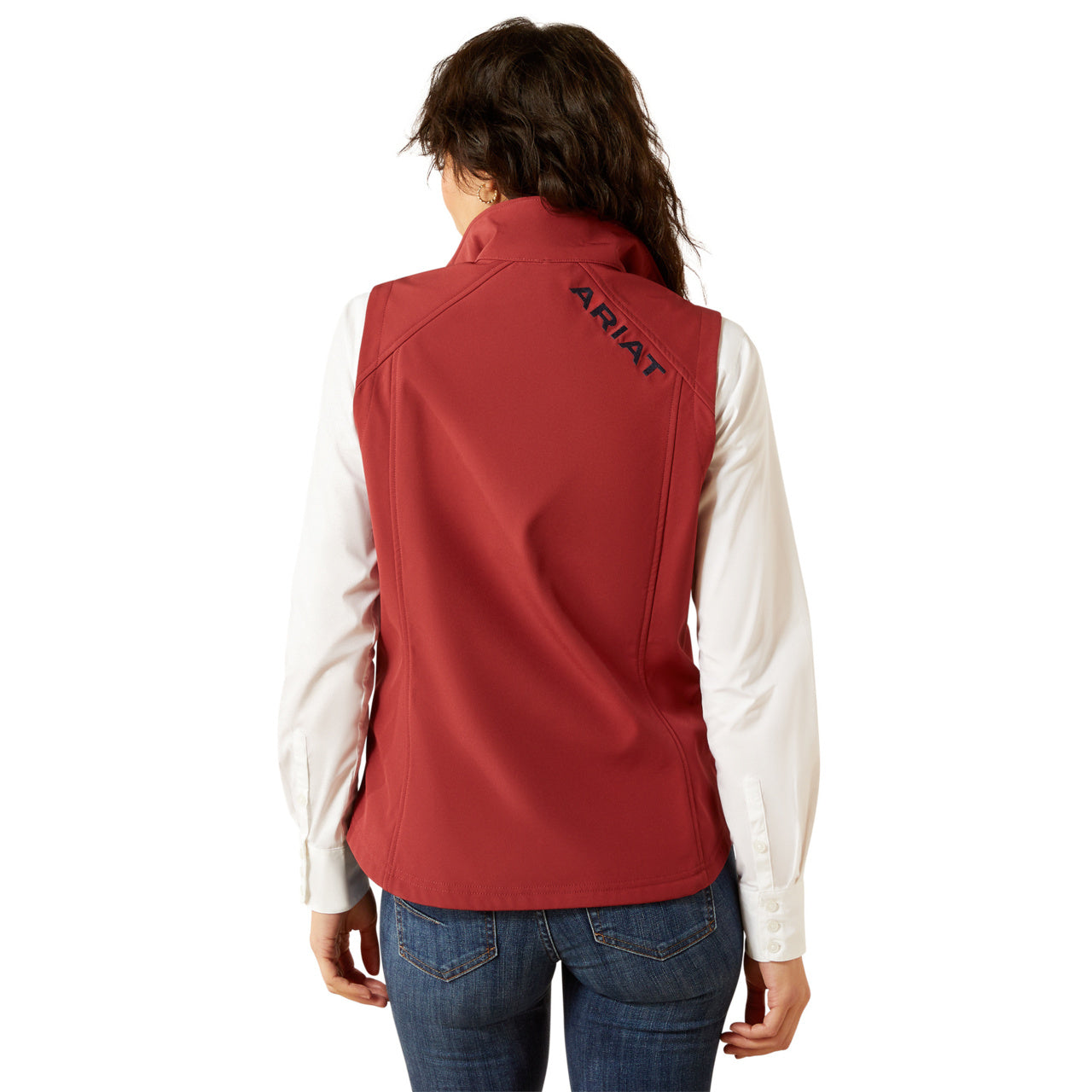 Ariat Ladies Logo Burnt Russet Softshell Vest 10062787