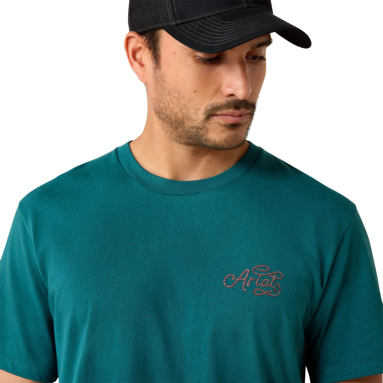 Ariat Men's Cattle Skull Freedom Mediterranean T-Shirt 10071194