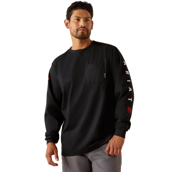 Ariat Men's FR Hardhead Graphic Black T-Shirt 10054609