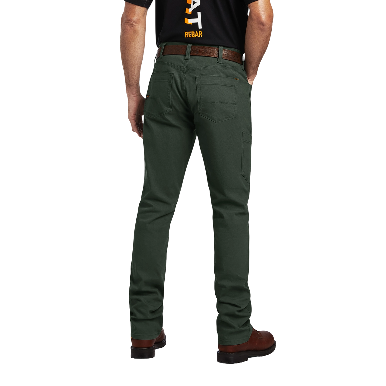 Ariat® Men's Rebar M4 Relaxed DuraStretch™ Deep Forest Jeans 10041085