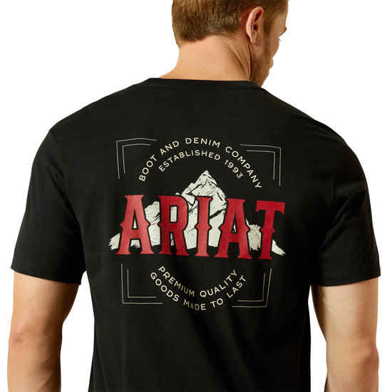 Ariat Men's Black NAB Mountain Graphic T-Shirt 10062411