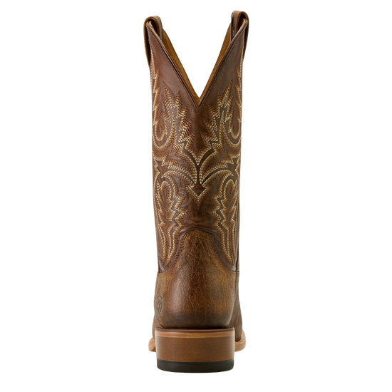 Ariat Men's Futurity Platinum Saddle Brown Bison Cowboy Boot 10063782