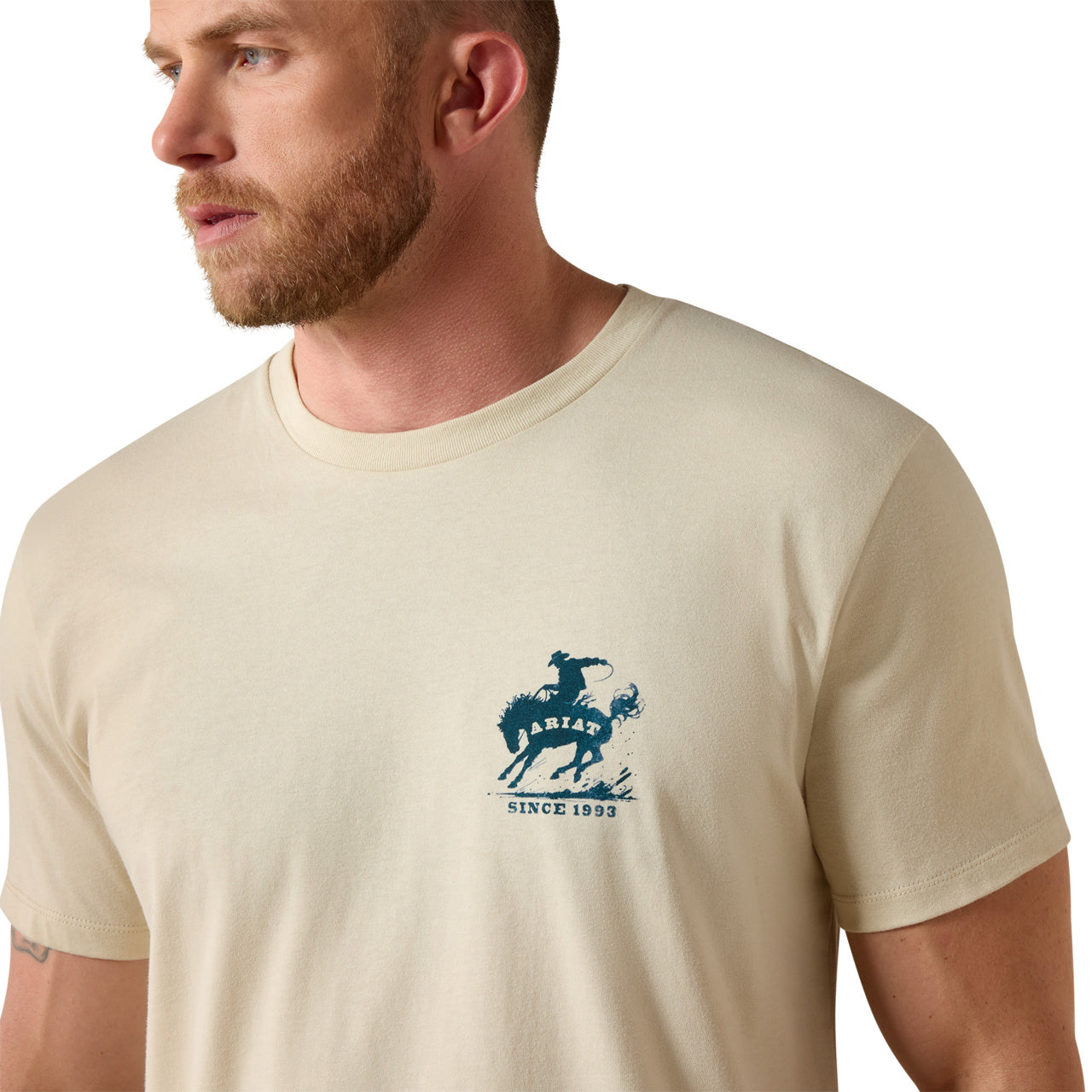 Ariat Men's Split Freedom Painted Graphic Natural T-Shirt 10071200