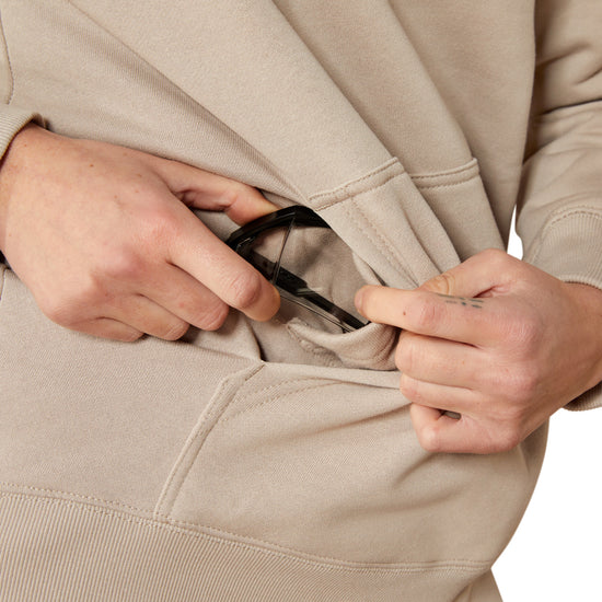 Ariat Ladies Rebar Skill Set 1/2 Zip String Brown Hoodie 10062653