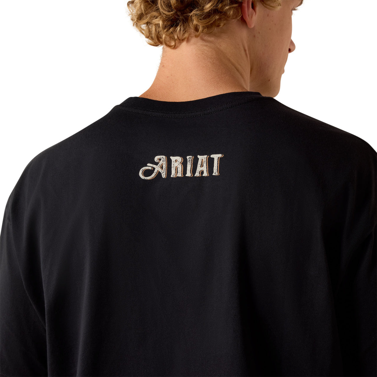 Ariat Men's Wild Life Boxy Washed Black T-Shirt 10071097