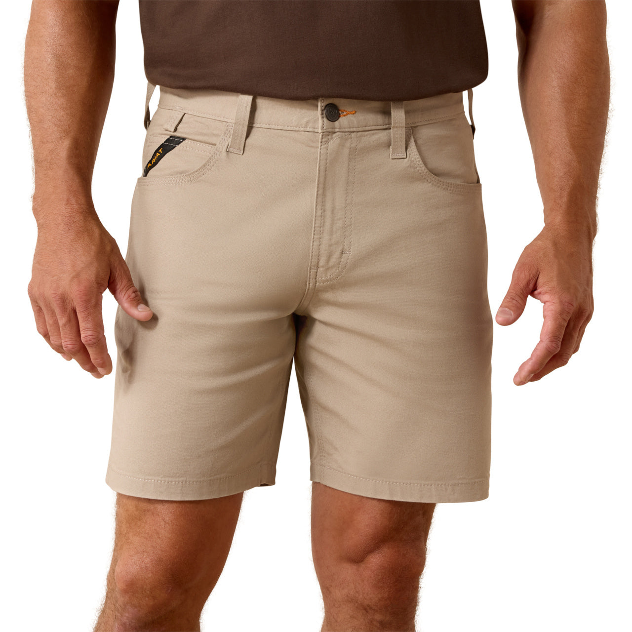 Ariat Men's Rebar DuraStretch Made Tough String 8" Short 10072928 - Wild West Boot Store