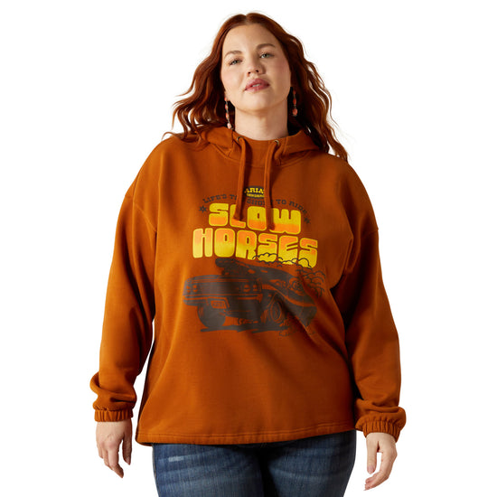 Ariat Ladies Essential Sendero Slow Horses Glazed Ginger Hoodie 10062430