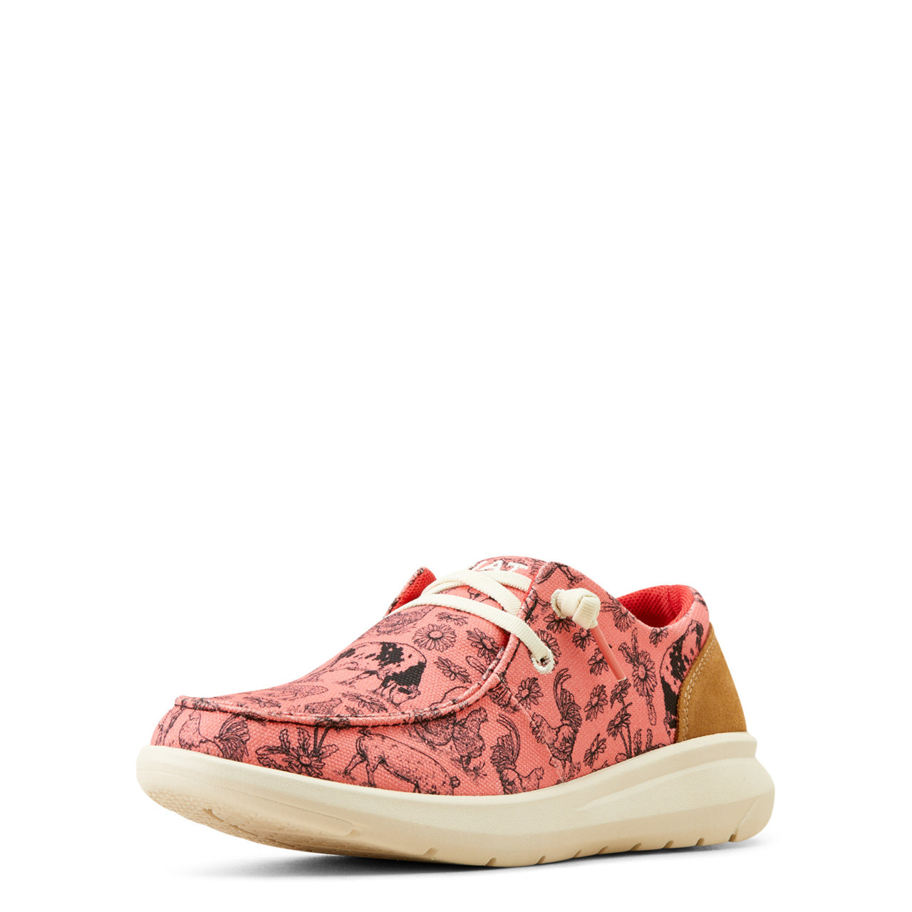 Ariat Ladies Hilo Coral Livestock Slip On Shoes 10050926