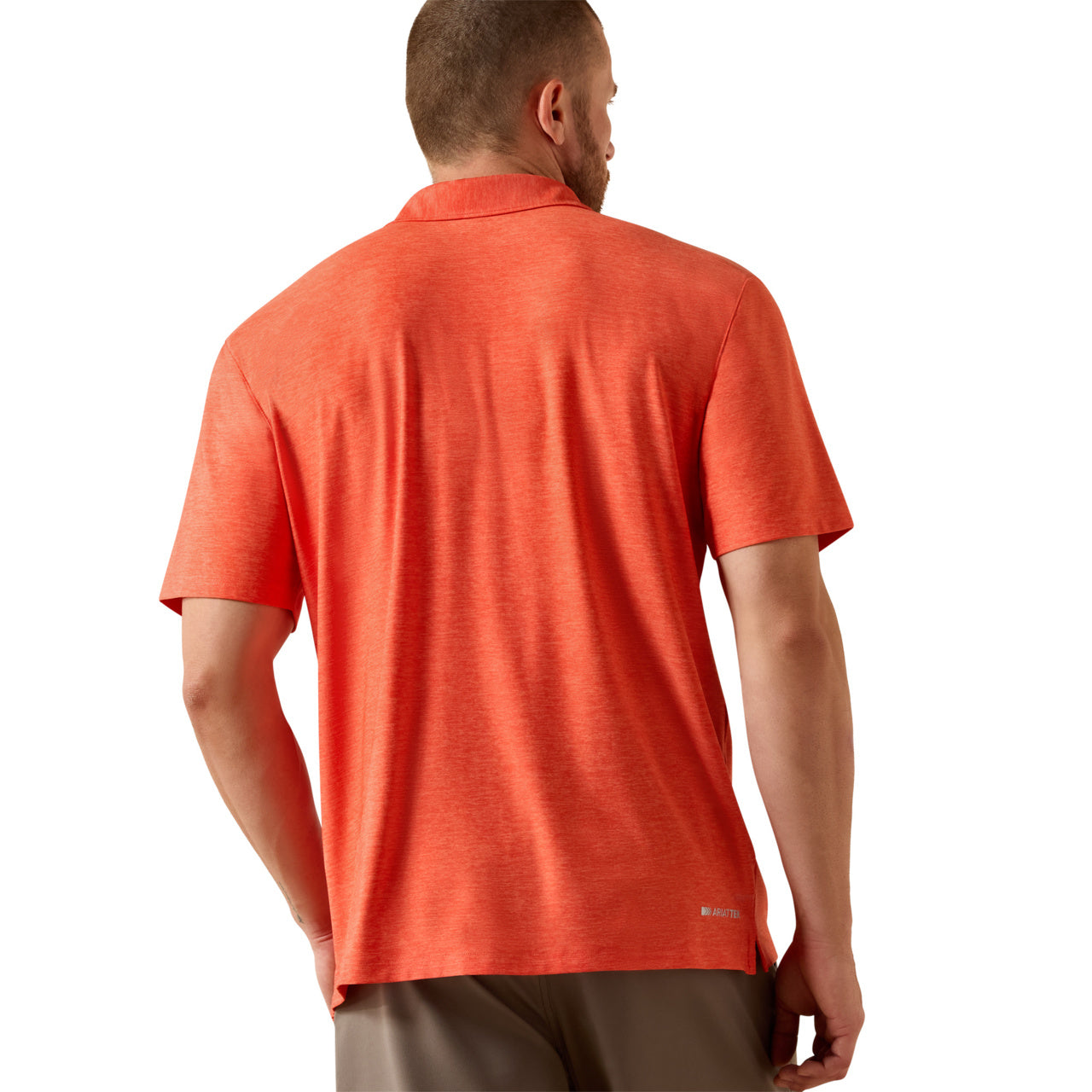 Ariat Men's Charger 2.0 Paprika Red Polo Shirt 10071557