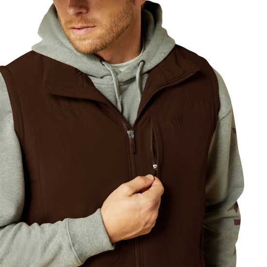 Ariat Men's Pioneer Stretchshell Carafe Brown Vest 10062509