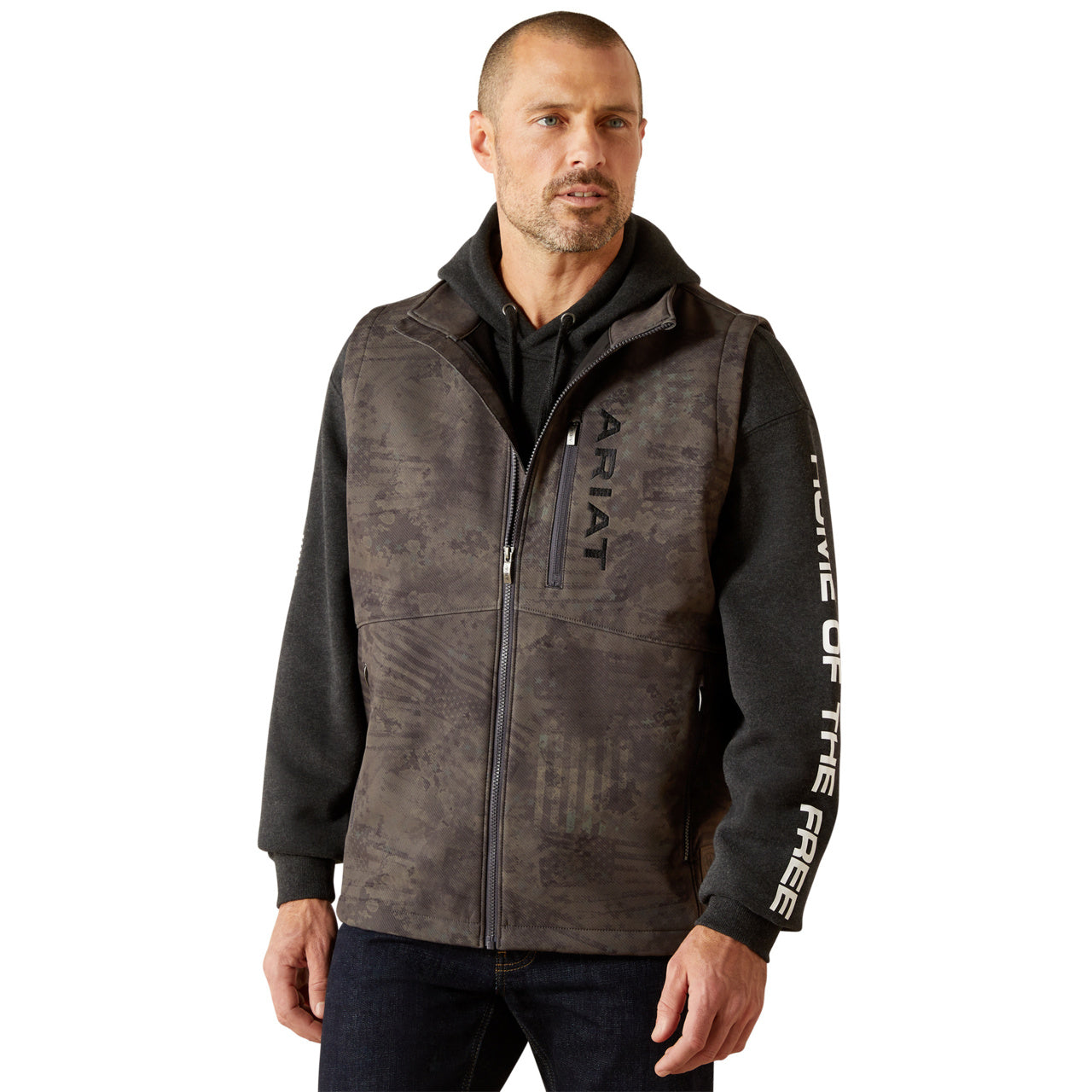Ariat Men's Patriot Flag Phantom Softshell Jacket 10062594