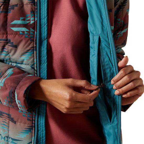 Ariat Ladies Crius Dragonfly Blanket Print Insulated Jacket 10062549