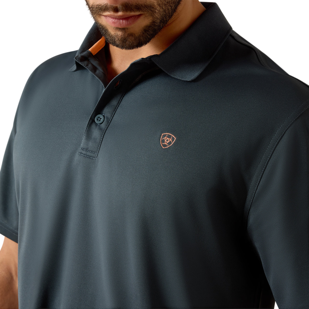 Ariat Men's TEK Dark Slate Polo Shirt 10071396