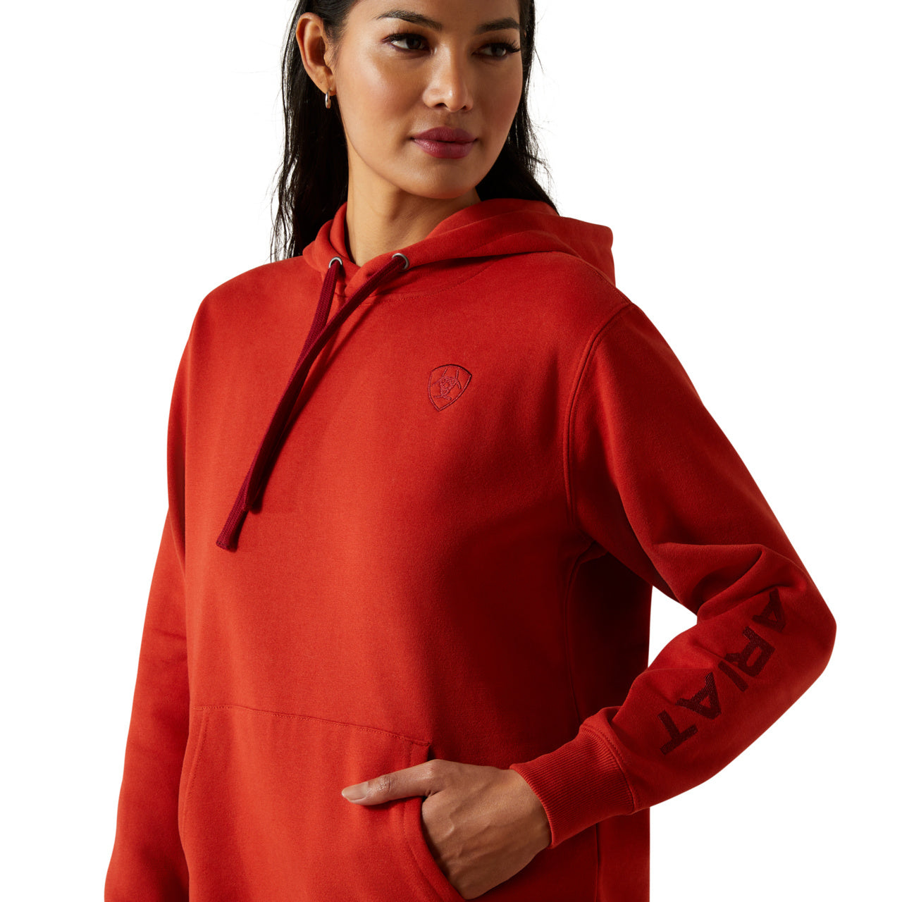 Ariat Ladies Logo 2.0 Ketchup Red Hoodie 10062271