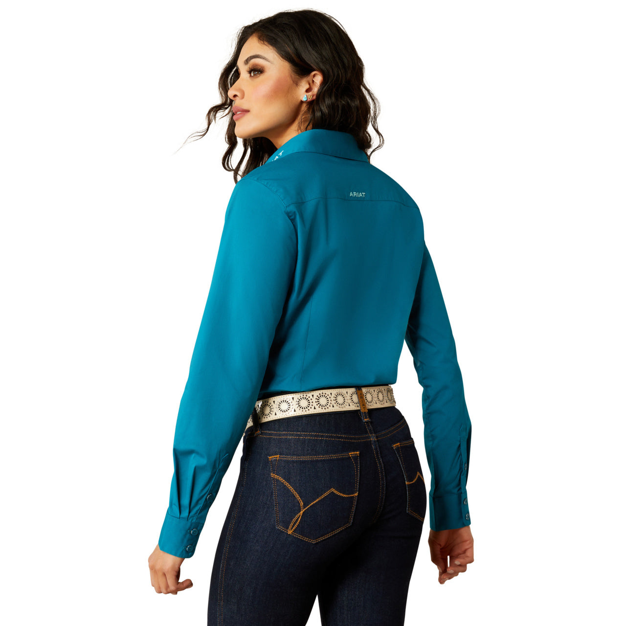 Ariat Ladies Team Kirby Ocean Depths Stretch Shirt 10054275 - Wild West Boot Store