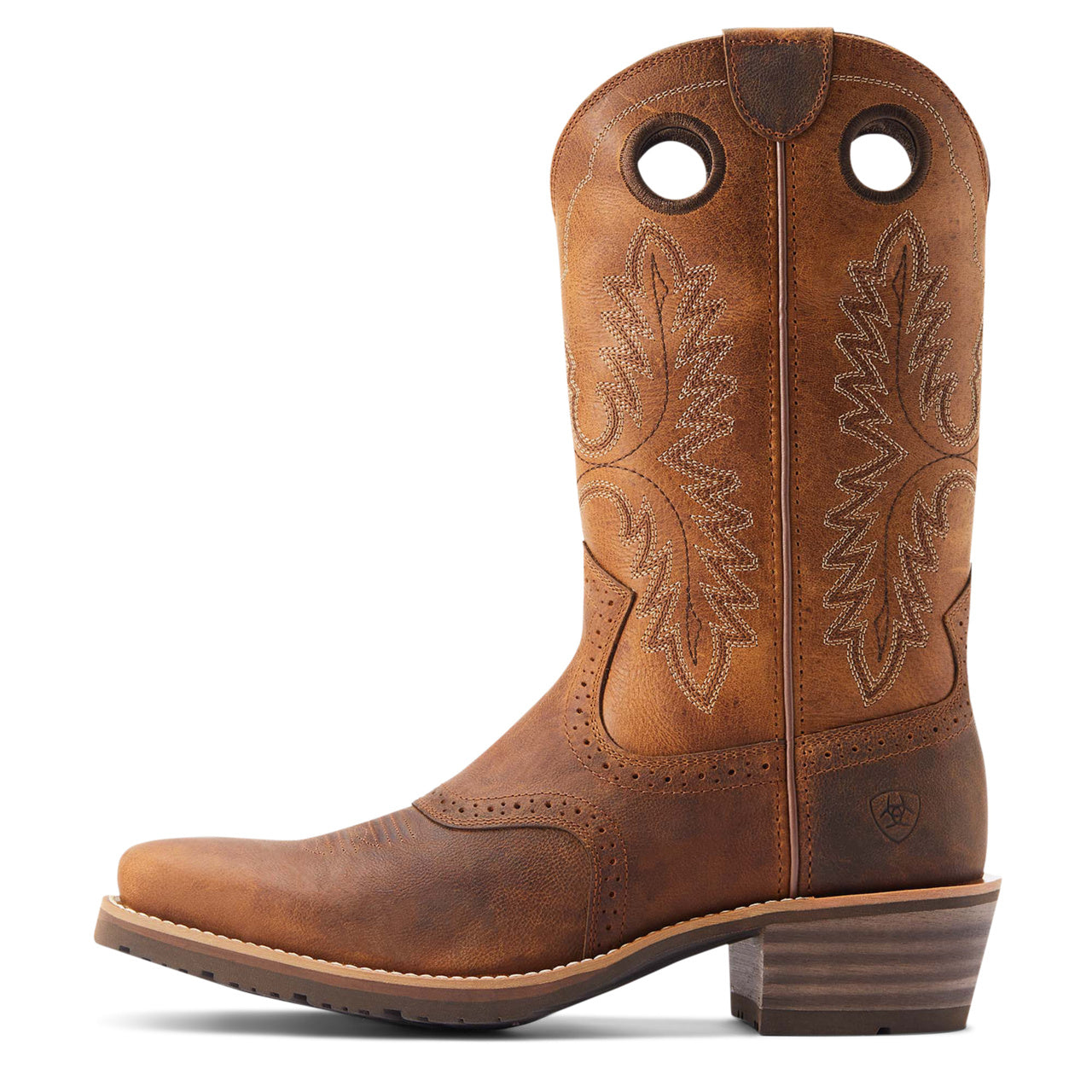 Ariat Men's Hybrid Roughstock Sorrel Crunch Cowboy Boots 10044565