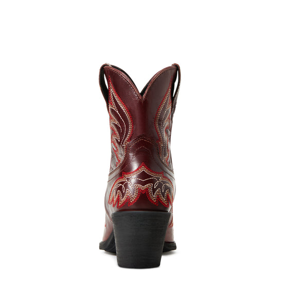 Ariat® Ladies Chandler Pimento Red Snip Toe Western Booties 10040337