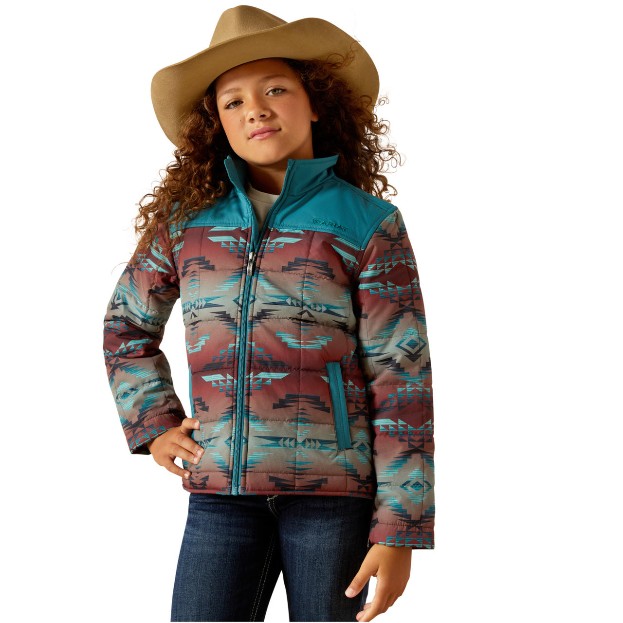 Ariat Youth Girl's Crius Inez Blanket Dragonfly Insulated Jacket 10062259