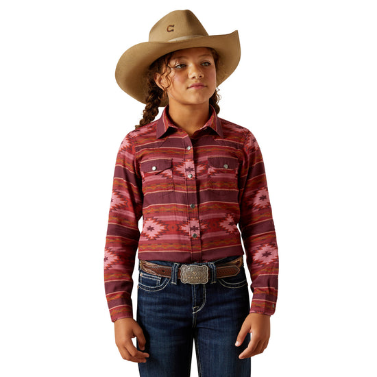 Ariat Youth Girl's Jewel Rosa Southwest Snap Shirt 10062844