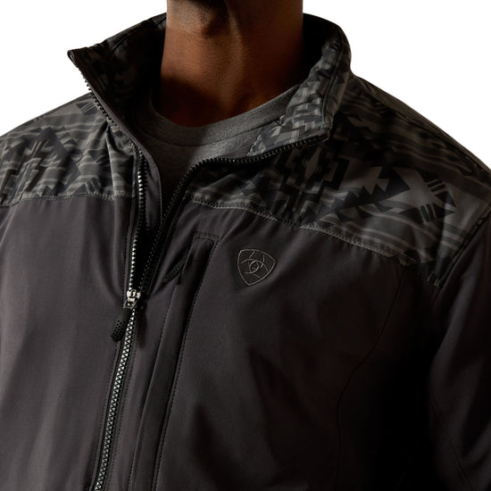 Ariat Men's Pioneer Stretchshell Charcoal Grey Southwest Jacket 10062507