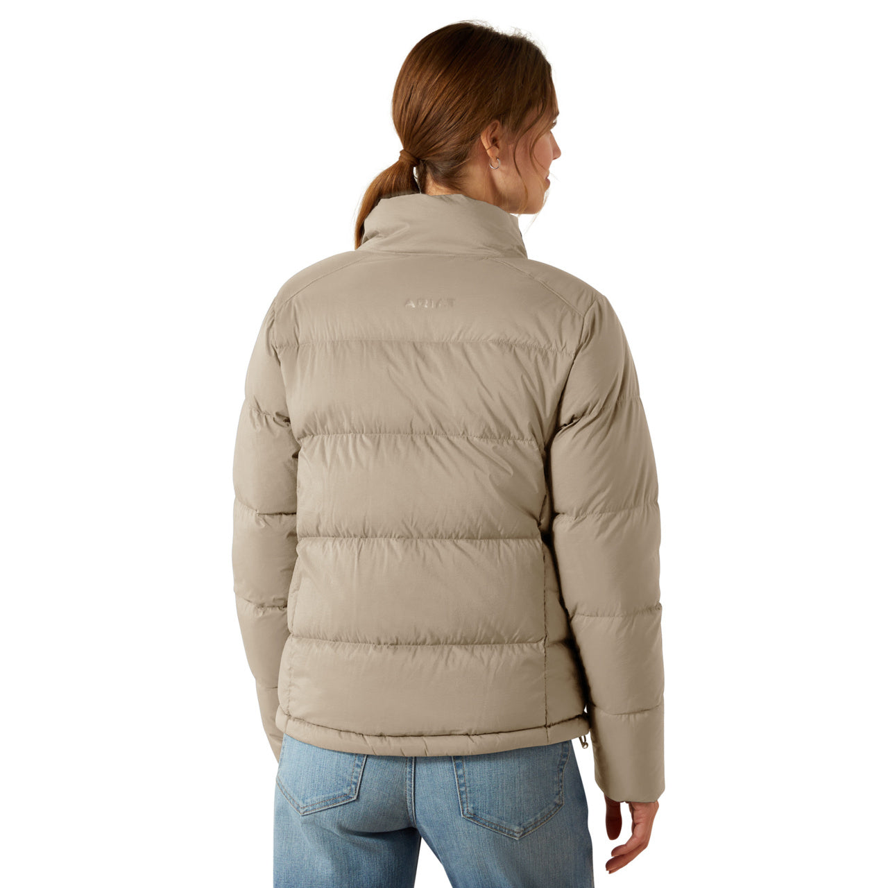 Ariat Ladies UltraPuff Down Oyster Grey Jacket 10065821