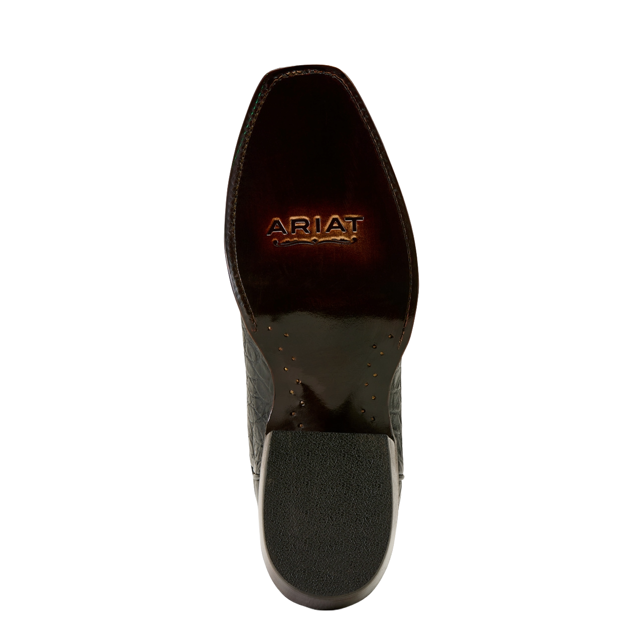 Ariat Men's Willie American Alligator Black Western Boots 10072356