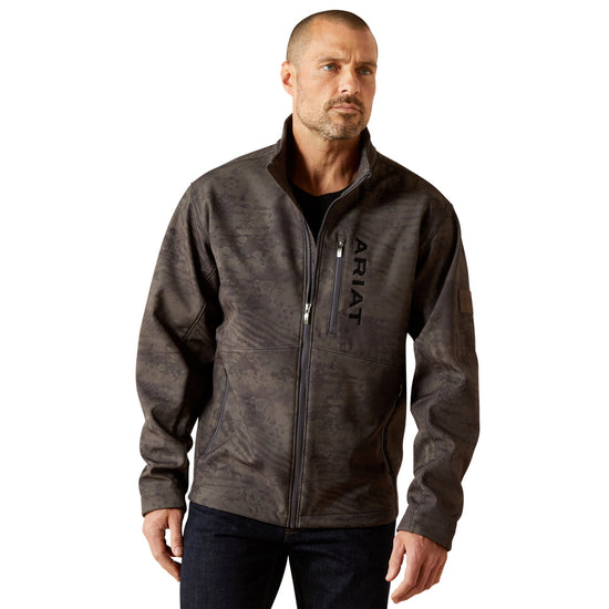 Ariat Men's Patriot Flag Phantom Grey Softshell Jacket 10062592