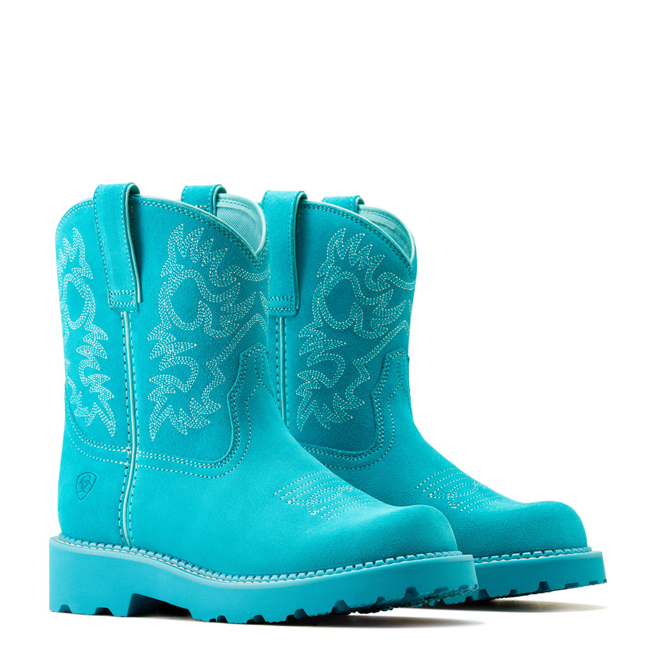 Ariat Ladies Brightest Turquoise Fatbaby Western Boot 10050995
