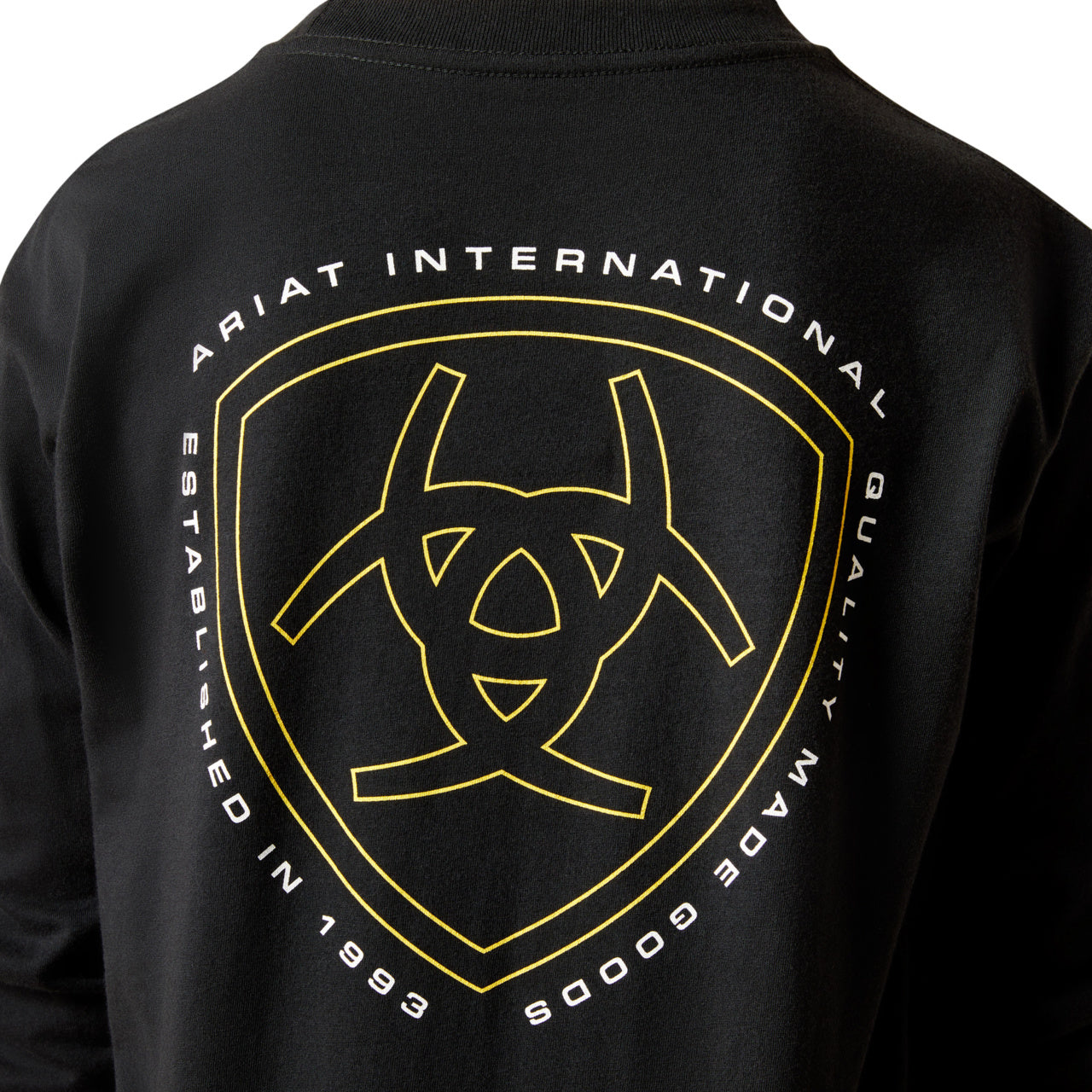 Ariat Youth Boy's Easy Rider Black Long Sleeve T-Shirt 10065978