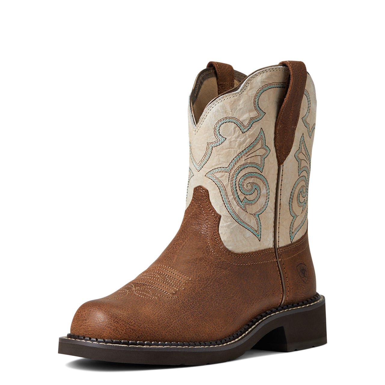 Ariat Ladies Fatbaby Heritage Tess Tortuga Print Western Boots 10040265