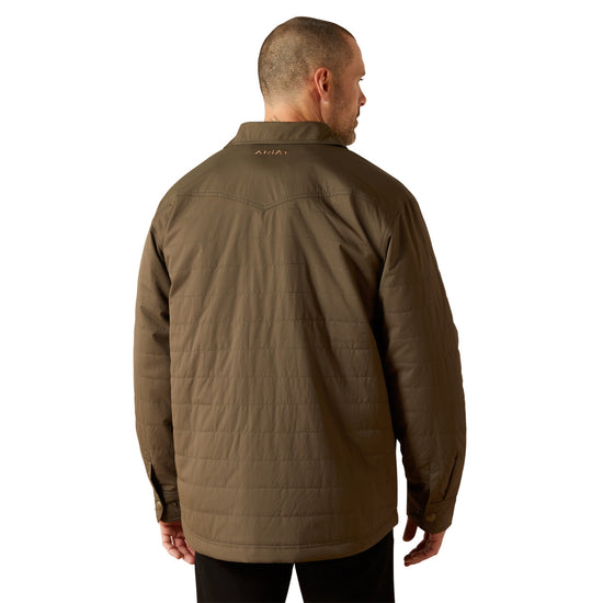 Ariat Men's Quilted Dark Green Snap Jacket 10062512