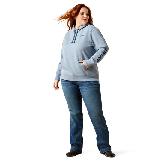 Ariat Ladies 2.0 Vintage Indigo Heather Hoodie 10065828