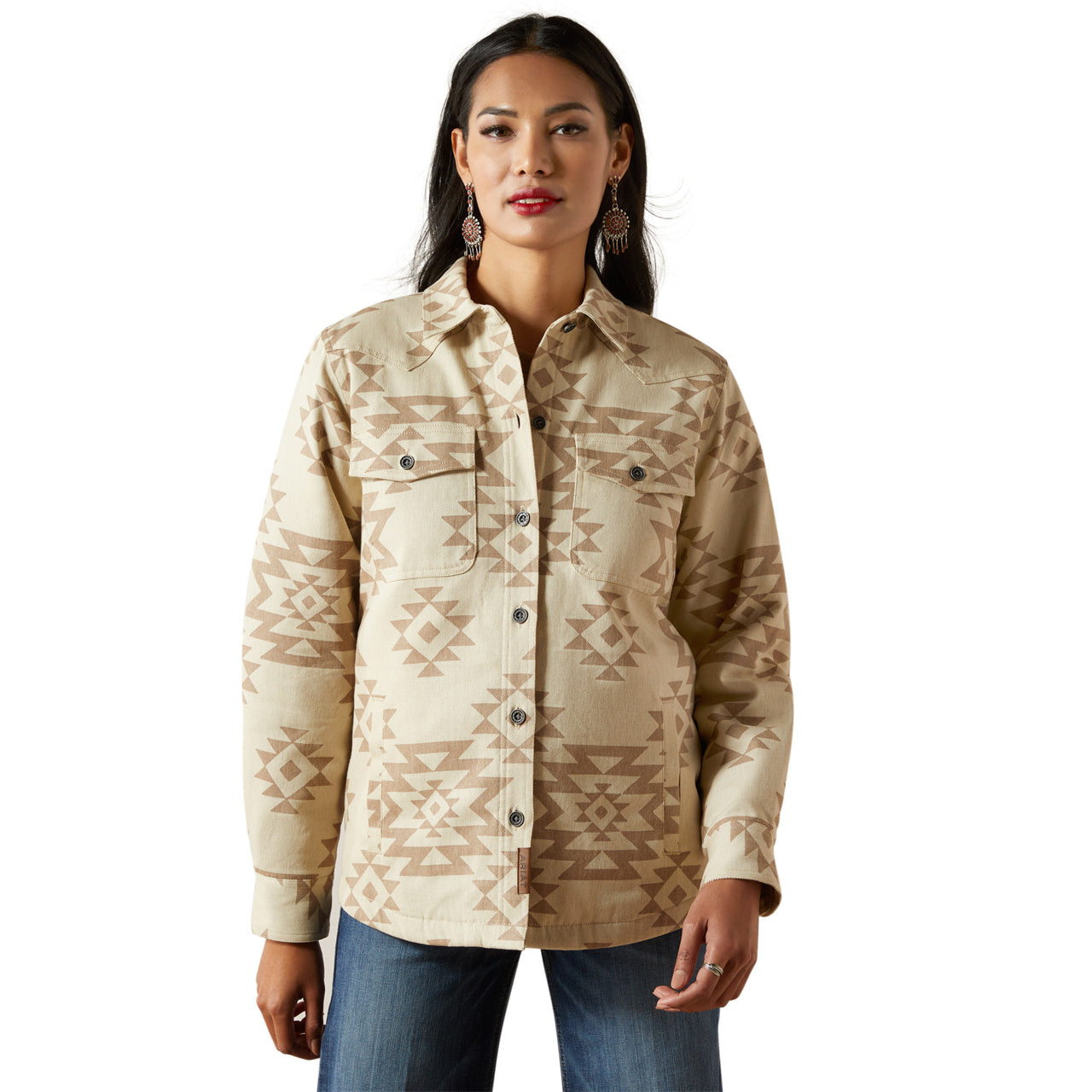 Ariat Ladies Clovis Puebla Print Insulated Shirt Jacket 10062783