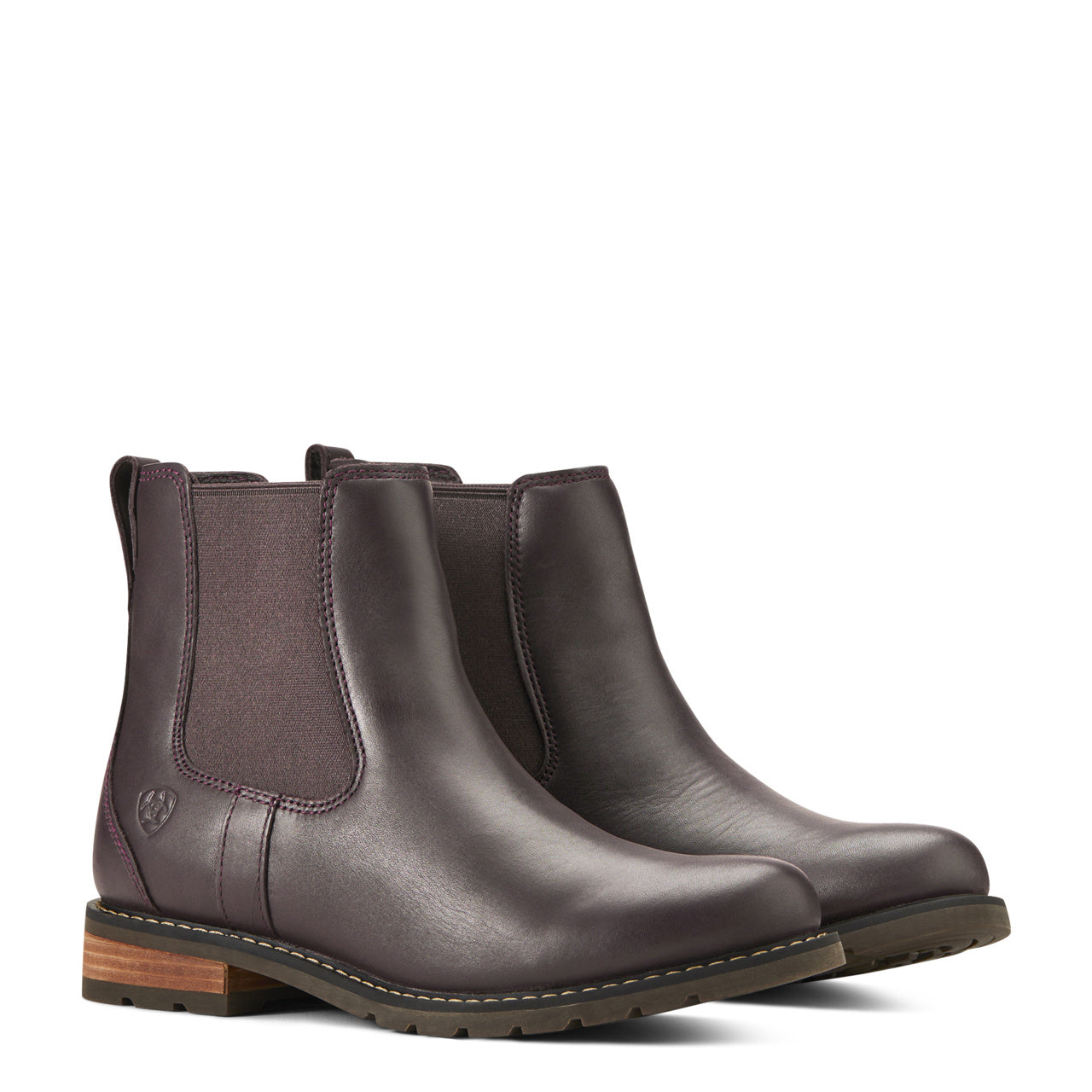 Ariat Ladies Wexford Waterproof Chelsea Cordovan Boot 10024996