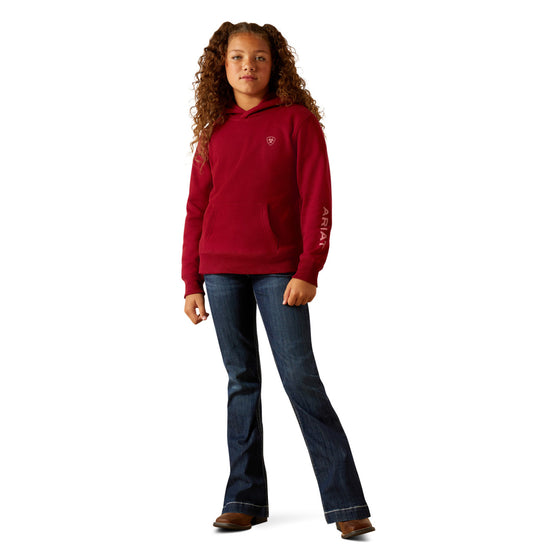 Ariat Youth Girl's 2.0 Hood Biking Red Hoodie 10062287