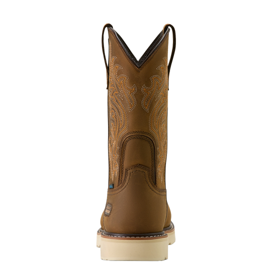 Ariat Men's Activator Argo Waterproof Distressed Brown Work Boots 10063861