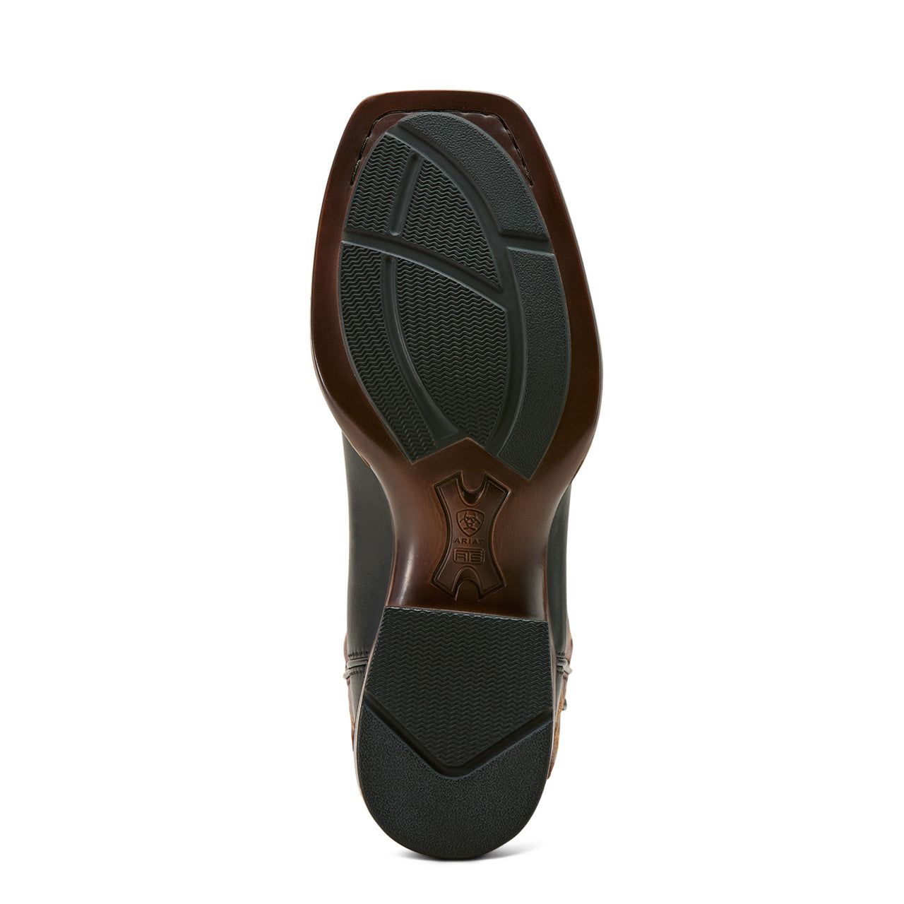 Ariat Men's Dakota VentTEK Supple Black Wide Square Toe Cowboy Boots 10061162