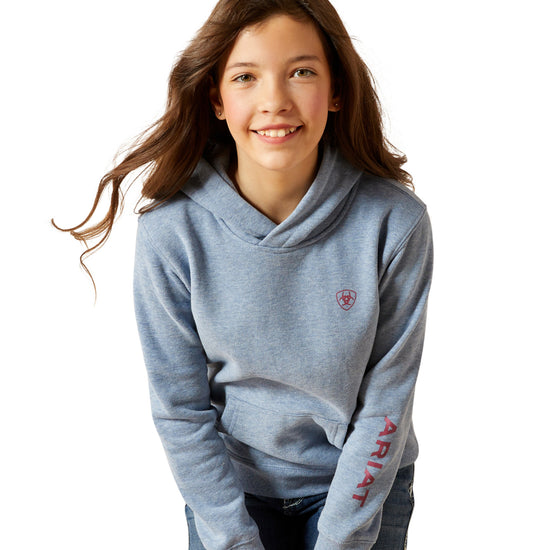 Ariat Youth Girl's 2.0 Vintage Indigo Heather Hoodie 10065824