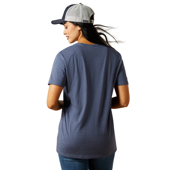 Ariat Ladies Desert Night Chambray Blue T-Shirt 10063757