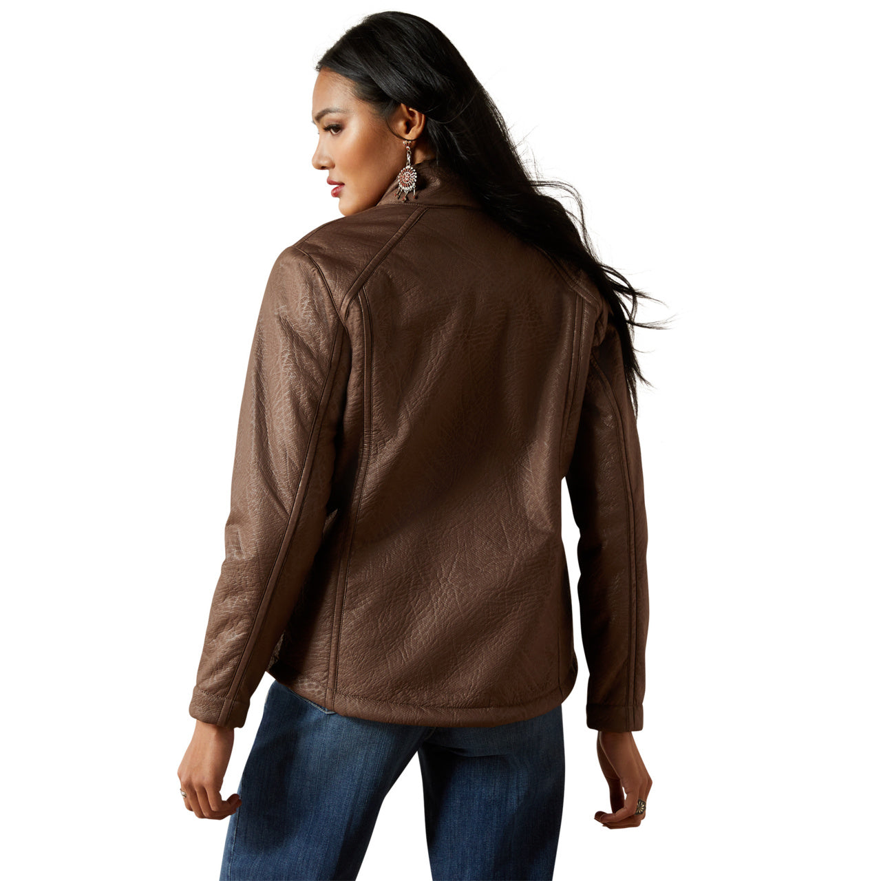 Ariat Ladies New Team Softshell 2.0 Faux Leather Jacket 10062795
